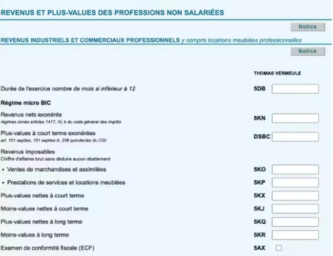 faire ta déclaration d’impôt sur le revenu en tant qu’auto-entrepreneur